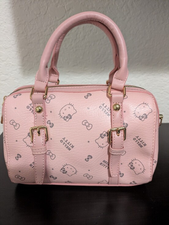 Hello Kitty Handbags - Hello Kitty Light Pink Mini Satchel with Gold Hardware
